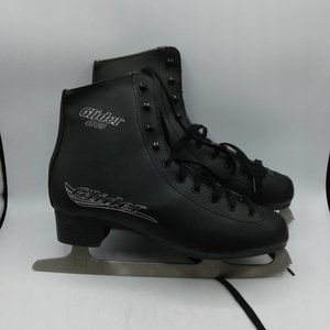 Lake Placid Glider 4000 Size 11 Men's Figure Ice Skates Black Lace Up